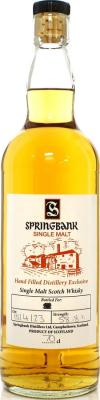 Springbank Hand Filled Distillery Exclusive 58.9% 700ml