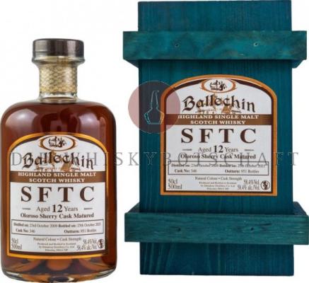 Ballechin 2009 Oloroso Sherry Cask 58.4% 500ml