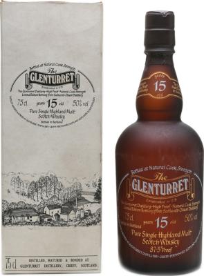 Glenturret 15yo Natural Cask Strength 50% 750ml