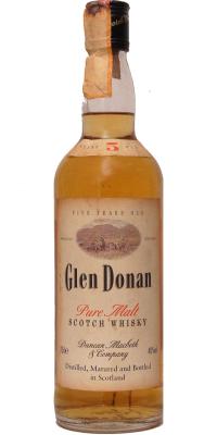 Glen Donan 5yo Pure Malt 40% 700ml