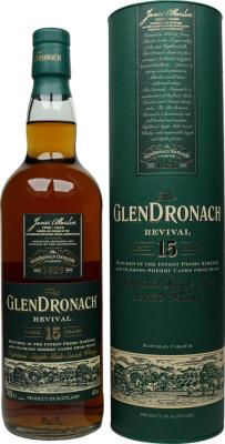 Glendronach 15yo PX-Sherry & Oloroso Sherry 46% 700ml