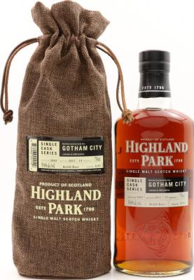 Highland Park 2002 Single Cask Series Gotham City Refill Sherry Butt #3297 59.6% 750ml