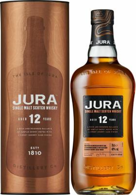 Isle of Jura 12yo Single Malt Scotch Whisky Sherry Finish 40% 700ml