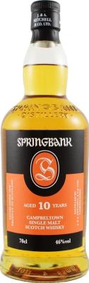 Springbank 10yo Bourbon & Sherry 46% 700ml