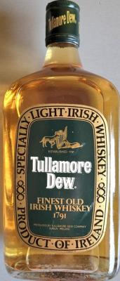 Tullamore Dew Finest Old Irish Whisky 1791 Specially Light Irish Whisky 40% 700ml