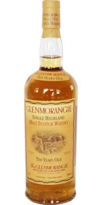 Glenmorangie 10yo TEN Years Old 4th Generation TAX FREE SHOP 43% 1000ml