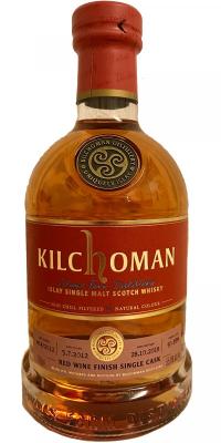 Kilchoman 2012 Red Wine Finish Single Cask 404/2012 Ullrich Selection 2018 55.8% 700ml