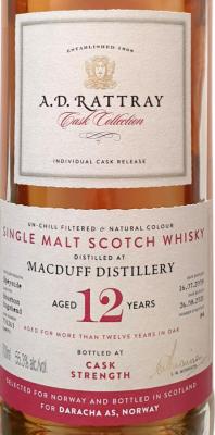 Macduff 2009 DR Bourbon Hogshead Daracha AS 55.3% 700ml