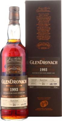 Glendronach 1993 Sherry Butt Cask Single Cask Batch no.15 24yo #43 59.2% 700ml