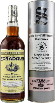 Edradour 2001 SV The Un-Chillfiltered Collection #252 46% 700ml