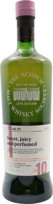 Balmenach 2007 SMWS 48.91 Sweet juicy and perfumed 10yo Refill Ex-Bourbon Barrel 60% 700ml