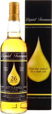 Littlemill 1988 Liquid Treasures 26yo 52.7% 700ml