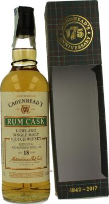 Auchentoshan 1999 CA Wood Range Rum Cask 55% 700ml