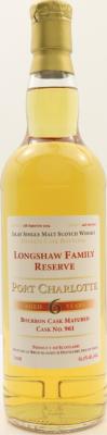 Port Charlotte 2004 Private Cask Bottling #961 Longshaw Family Reserve 61.2% 700ml