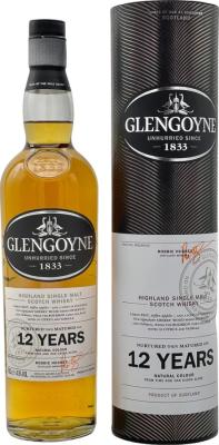 Glengoyne 12yo Unhurried Since 1833 Refill Oak,1st Fill Sherry & 1st Fill Bourbon 43% 700ml