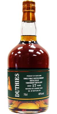 Tobermory 17yo CA Duthies Sherry Cask 46% 700ml