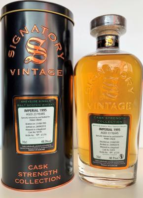 Imperial 1995 SV Cask Strength Collection #50191 Prima Vinum 48.9% 700ml