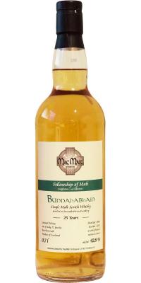 Bunnahabhain 1988 McM Fellowship of Malt Bourbon Cask #2014 42.8% 700ml