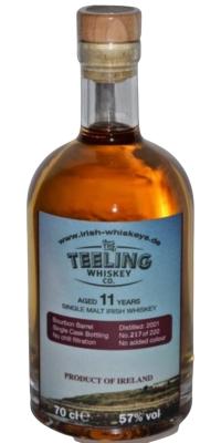 Teeling 2001 IW Bourbon Barrel 57% 700ml