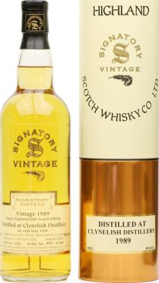 Clynelish 1989 SV Vintage Collection South African Sherry Butt #3241 43% 700ml