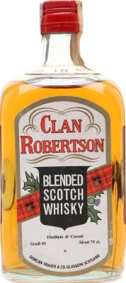 Clan Robertson Blended Scotch Whisky 43% 750ml