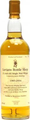 Benrinnes 21yo LBS Commemorative Bottling 21st Anniversary 40% 700ml