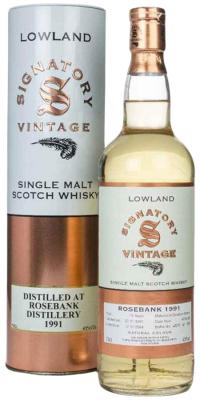 Rosebank 1991 SV Vintage Collection Bourbon Cask 4719 + 20 43% 700ml