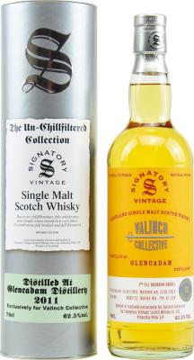 Glencadam 2011 SV The Un-Chillfiltered Collection 2nd fill Bourbon Barrel Valinch Collective 62.5% 700ml