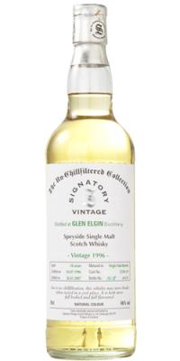 Glen Elgin 1996 SV The Un-Chillfiltered Collection Virgin Oak Barrels 2328 + 29 46% 700ml