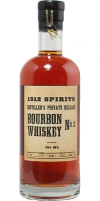 1512 Spirits Bourbon Whisky No. 1 Distiller's Private Release 48% 750ml