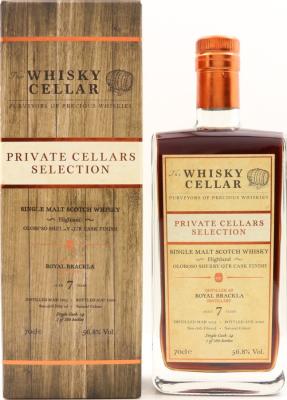 Royal Brackla 2013 TWCe Private Cellars Selection #14 56.8% 700ml