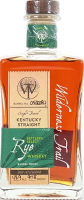 Wilderness Trail Settlers Select Rye Whisky Single Barrel 04221R4 48.9% 750ml