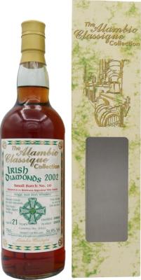 Irish Diamonds 2002 AC The Alambic Classique Collection Ex-Bordeaux Superior Wine Barrel 56.8% 700ml