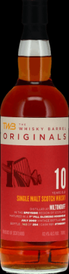 Miltonduff 2009 TWB Originals 10yo 1st Fill Oloroso Hogshead TWB1007 63.4% 700ml