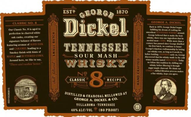 George Dickel No. 8 40% 750ml