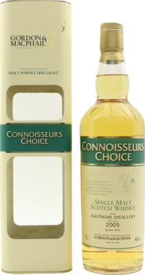 Aultmore 2005 GM Connoisseurs Choice Refill Bourbon Barrels 46% 700ml