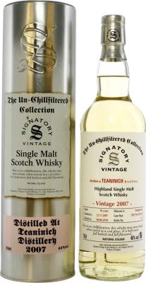 Teaninich 2007 SV The Un-Chillfiltered Collection 10yo 702715 + 702716 46% 700ml
