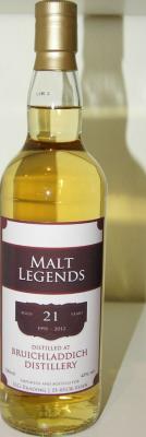 Bruichladdich 1991 UD Malt Legends SSG-Trading Essen 43% 700ml