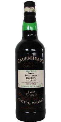 Benrinnes 1971 CA Authentic Collection Sherry 46.9% 700ml