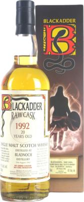 Bladnoch 1992 BA Raw Cask 20yo Oak Hogshead #2969 48.1% 700ml