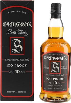 Springbank 100 Proof 10yo 57% 700ml