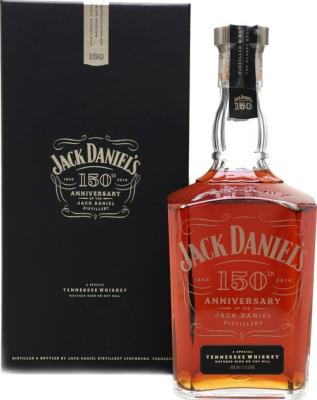 Jack Daniel's 150th Anniversary of the Jack Daniel's Distillery Limited Edition Slow-toasted Bourbon Barrels 50% 1000ml
