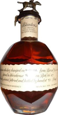 Blanton's The Original Single Barrel #4 Charred American White Oak Barrel 46.5% 750ml