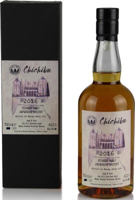 Chichibu 2016 1st Fill Bourbon Whisky Abbey 2022 60.2% 700ml