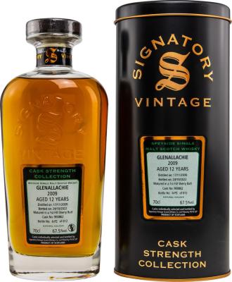 Glenallachie 2009 SV Cask Strength Collection 1st Fill Sherry Butt 67.5% 700ml