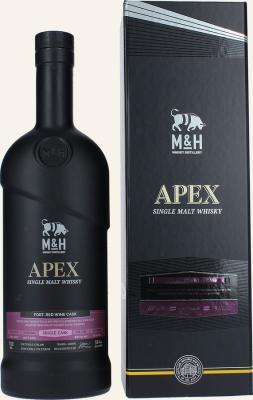 M&H 2017 APEX Black Peated Fortified Red Wine Cask Fortified Red Wine 59.4% 700ml