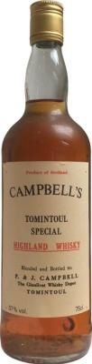 Campbell's Tomintoul Special Highland Whisky 57% 750ml