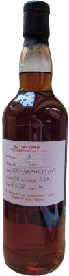 Springbank 2002 Duty Paid Sample For Trade Purposes Only Fresh Sherry Hogshead 53.8% 700ml