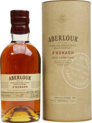 Aberlour A'bunadh batch #57 Spanish Oloroso Sherry Butts 60.7% 700ml