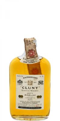 Cluny Scotch Whisky D. & C. Bologna 43.4% 250ml